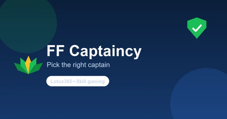 Fantasy football captaincy guide — pick the right captain
