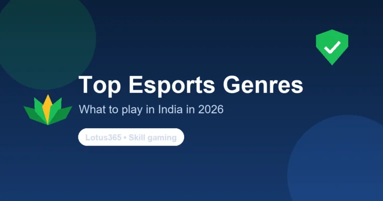 Top esports genres to play in India